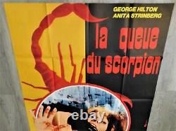 La Queue du Scorpion Affiche ORIGINAL Poster 120x160cm 4763 1971 Sergio Martino