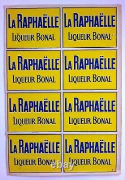 La Raphaëlle Liqueur Bonal Affiche Originale Poster Very Rare 1920