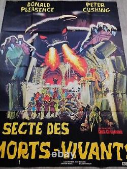 La Secte des Morts-Vivants Affiche ORIGINALE Poster 120x160cm 4763 1976 Cushing