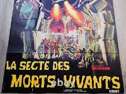 La Secte des Morts-Vivants Affiche ORIGINALE Poster 120x160cm 4763 1976 Cushing