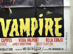 La crypte du vampire (Affiche cinéma originale EO 1963) French Movie Poster