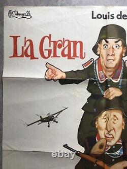 La grande vadrouille Affiche Cinéma espagnole 1974 Original Movie Poster