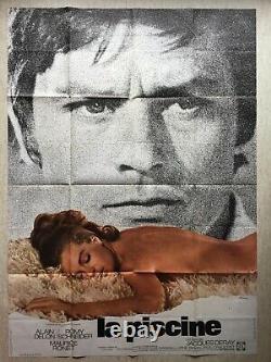 La piscine Affiche originale cinéma EO 1968 Delon Schneider Movie Poster