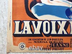 La voix du rêve Affiche Litho Cinéma 1948 Original French Moyenne Movie Poster
