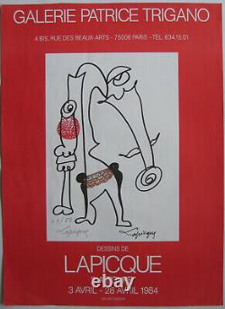 Lapicque Charles Affiche Lithographie Signée Crayon Handsigned Lithograph Poster