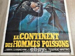 Le Continent des Hommes Poissons Affiche ORIGINALE 120x160cm Poster 4763 1979