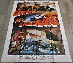 Le Convoi des Casseurs Affiche ORIGINALE Poster 120x160cm 4763 1981