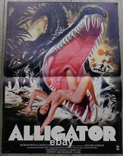 Le Grand Alligator Affiche ORIGINALE Poster 40x60cm 1523 1979 Barbara Bach
