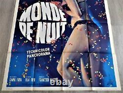Le Monde de Nuit Numero 3 Affiche ORIGINALE Poster 120x160cm 4763 1963