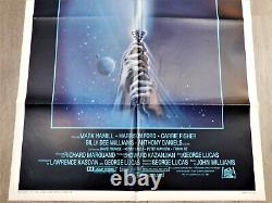 Le Retour du Jedi Affiche US ORIGINALE POSTER 68x104cm 27x41 1983 Star Wars Ford