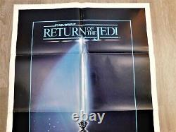 Le Retour du Jedi Affiche US ORIGINALE POSTER 68x104cm 27x41 1983 Star Wars Ford