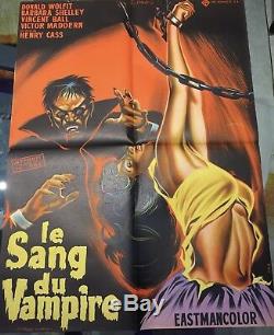 Le Sang Du Vampire / Blood Of The Vampire /60x80 Original / Poster / Affiche