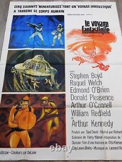 Le Voyage Fantastique Affiche ORIGINALE 120x160cm Poster 4763 1966 Raquel Welch