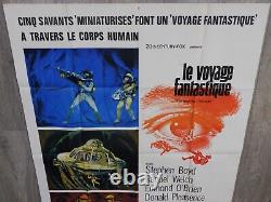Le Voyage Fantastique Affiche ORIGINALE 120x160cm Poster 4763 1966 Raquel Welch