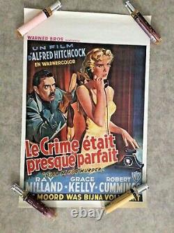 Le crime était presque parfait Affiche Cinéma 1954 Original Movie Poster Kelly