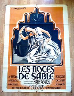 Les Noces De Sable André Zwobada- Jean Cocteau- Original Poster Affiche 1947
