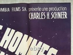 Les premiers hommes dans la Lune (EO'64) Affiche Originale Grande French Poster