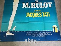Les vacances de M. Hulot Affiche Cinéma 1953 Original Movie Poster Tati