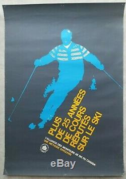 Lot de 10 affiches anciennes/original posters tourisme ski/sports d'hiver/winter