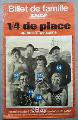 Lot de 5 affiches SNCF anciennes Brenet, Bretagne /original railway posters
