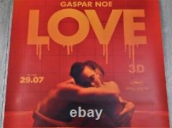 Love 3D Affiche ORIGINALE Belge Poster 80x120cm 3147 2015 Gaspar Noe Glusman