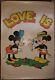 Mickey Mouse Poster Affiche Originale 1975 Vintage Rare Walt Disney Production