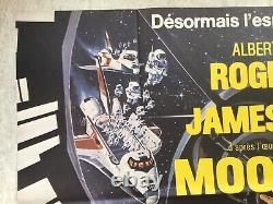 MOONRAKER (Affiche EO 1979) French Grande Original Movie Poster James Bond 007