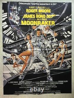 MOONRAKER (Affiche Originale cinéma EO 1979) Movie Poster James Bond 007