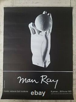 Man Ray, Musée national d'art moderne Affiche ancienne/original poster 1972
