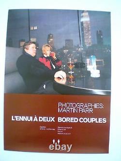 Martin Parr Bored Couples- Original Exhibition Poster -affiche-1993