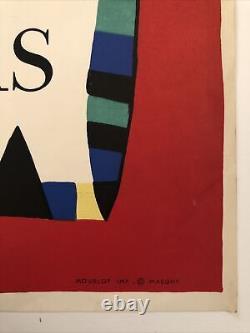 Miro original poster galerie maeght 1966 Affiche originale miro