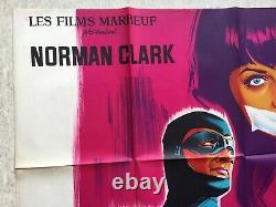 Mister X Affiche Cinéma 1966 Original Grande French Movie Poster Belinsky
