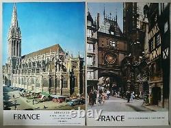 Normandie Lot de 16 affiches anciennes tourisme/original travel posters