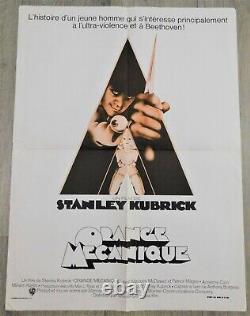 Orange Mecanique Affiche ORIGINALE SORTIE 1971 Poster 60x80cm 23x32 Kubrick