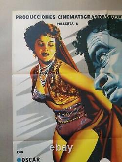Original Mexican poster affiche El Sultan Descalzo Tin-Tan 1956