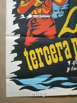 Original Mexican poster affiche La tercera palabra Marga Lopez 1956
