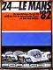 Original Porsche Affiche Poster Affiche Le Mans 1982 Rothmans Porsche