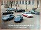 Original Porsche Affiche Poster La Famille 1979 Voiture De Sport