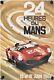 Original Vintage Affiche 24 Hueres Du Mans 1963 Le Automobile De Course Leygnac