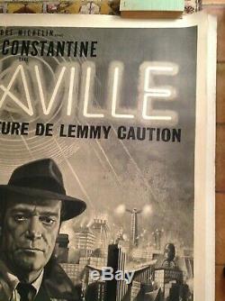 Original french poster alphaville jean luc godard Mascii / affiche originale
