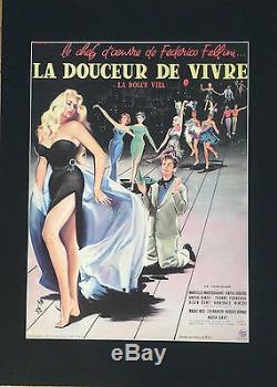 Original movie poster Affiche originale-La Dolce Vita -La Douceur de Vivre 6040