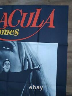 Original poster affiche Dracula et les Femmes Christopher Lee 1968