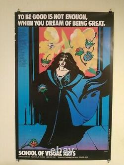 Original poster affiche School of Visual Arts Milton Glaser 1979