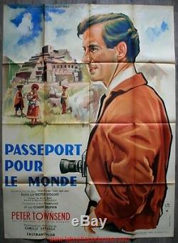 PASSEPORT POUR LE MONDE Affiche Cinéma ORIGINALE / French Movie Poster STOLOFF