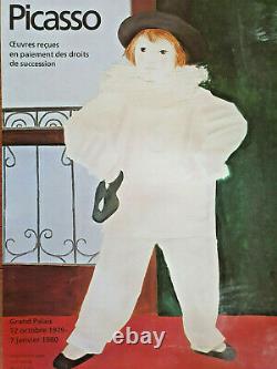 Pablo Picasso Original Exhibition Poster Affiche Grand Palais Paris 1979