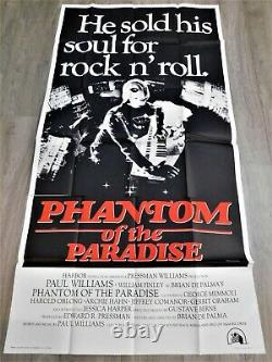Phantom of the Paradise Affiche US ORIGINALE Poster 104x205cm Brian de Palma