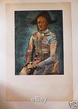Picasso Affiche poster par H Deschamps Exposition 1964 Musée Gemmail Tours