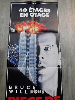 Piege de Cristal Affiche ORIGINALE Poster 60x160cm 2363 1988 Bruce Willis