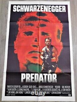 Predator Affiche ORIGINAL POSTER INTERNATIONAL 68x104c 2741 1987 Schwarzenegger