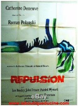 REPULSION Affiche Cinéma / Original French Movie Poster ROMAN POLANSKI